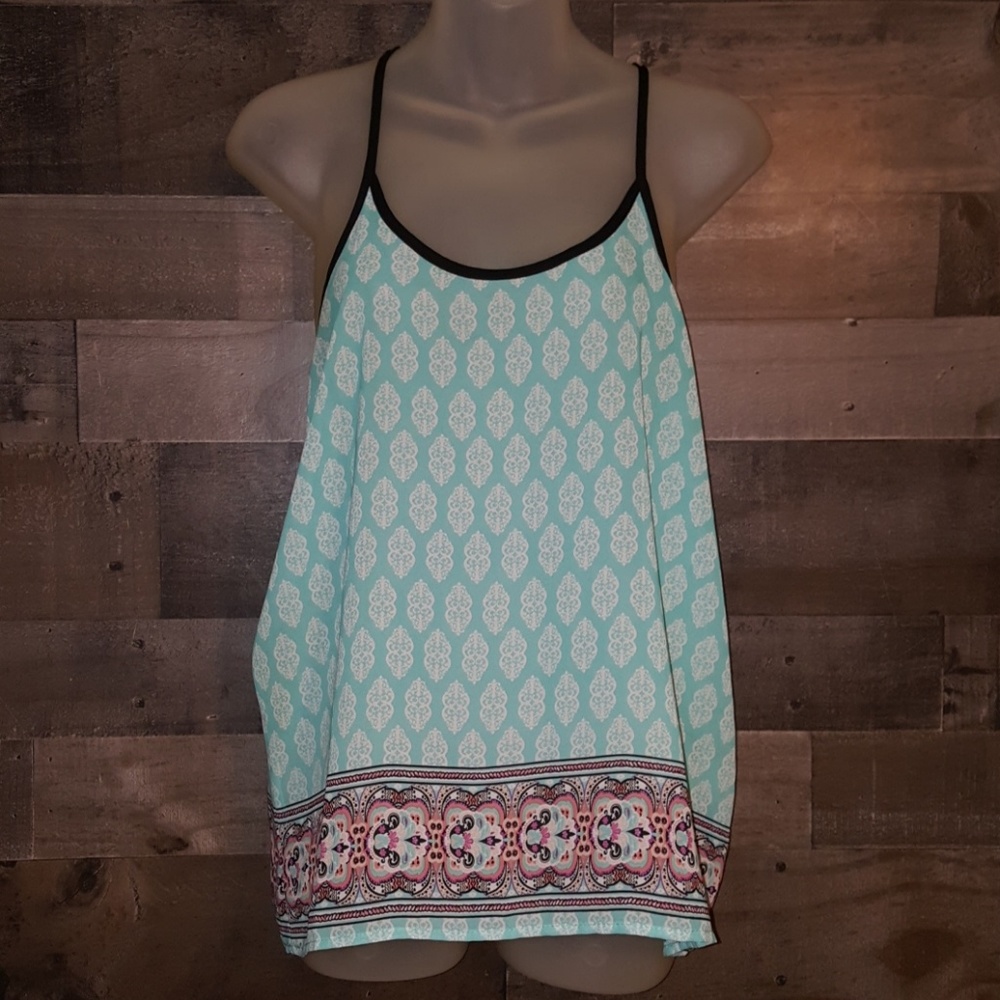 Iris tank top beautiful colors